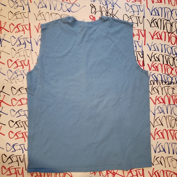 Vintage Nike Swoosh Grey Tag Sleeveless Shirt XL - Picture 3 of 4